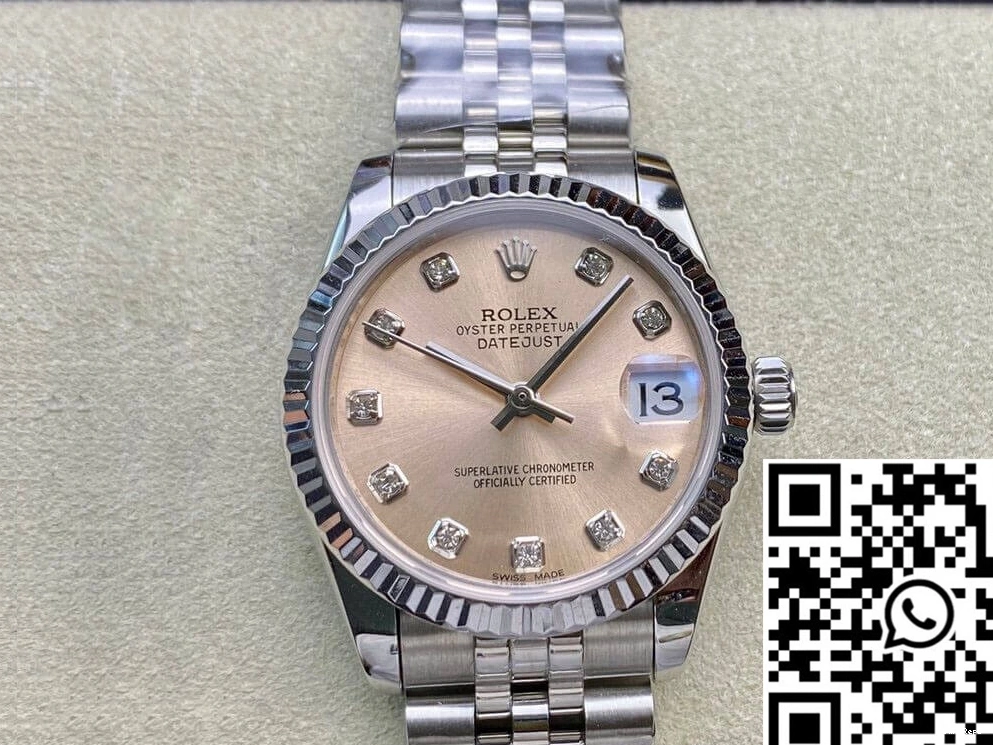 EW Diamond-set Rolex 31MM Datejust Dial Factory 0102